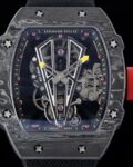 RM Factory Fake Richard Mille RM27-03 Tourbillon Black Nylon Strap