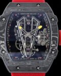 RM Factory Fake Richard Mille RM27-03 Tourbillon Red Nylon Strap Watch