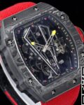 RM Factory Fake Richard Mille RM27-03 Tourbillon Red Nylon Strap Watch