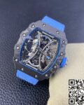 RM Factory Fake Richard Mille RM53-01 Tourbillon Blue Nylon Strap Watches