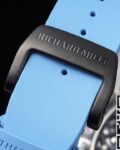 RM Factory Replica Richard Mille RM53-01 Tourbillon Blue Rubber Strap