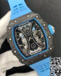 YS Factory Replica Richard Mille RM53-01 Tourbillon Blue Rubber Strap