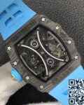 YS Factory Replica Richard Mille RM53-01 Tourbillon Blue Rubber Strap