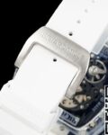 RM Factory Replica Richard Mille RM35-01 Blue Dial White Rubber Strap