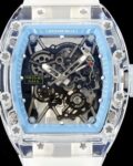 RM Factory Replica Richard Mille RM35-01 Blue Dial Transparent Strap