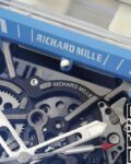 RM Factory Replica Richard Mille RM35-01 Blue Dial Transparent Strap