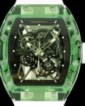 RM Factory Replica Richard Mille RM35-01 Green Crystal White Strap