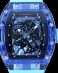 RM Factory Replica Richard Mille RM35-01 Blue Crystal Blue Strap