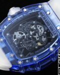 RM Factory Fake Richard Mille RM35-01 Blue Crystal Watches