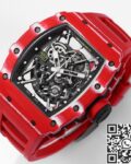 BBR Factory Replica Richard Mille RM35-02 Red Carbon Fiber Case