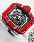 BBR Factory Replica Richard Mille RM35-02 White Strap Carbon Fiber