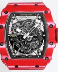 BBR Factory Replica Richard Mille RM35-02 White Strap Carbon Fiber