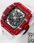 BBR Factory Replica Richard Mille RM35-02 White Strap Carbon Fiber