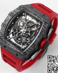 BBR Factory Replica Richard Mille RM35-02 Red Strap Watches