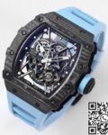 BBR Factory Fake Richard Mille RM35-02 Blue Strap Watches