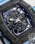 BBR Factory Fake Richard Mille RM35-02 Blue Strap Watches