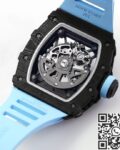 BBR Factory Fake Richard Mille RM35-02 Blue Strap Watches