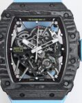 BBR Factory Fake Richard Mille RM35-02 Blue Strap Watches