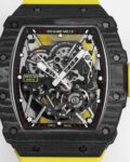 BBR Factory Replica Richard Mille RM35-02 Yellow Strap Watch