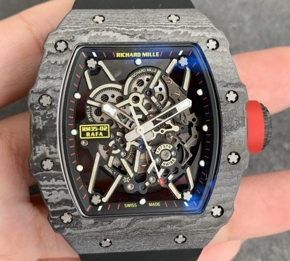 ZF Factory Replica Richard Mille RM35-02 Carbon Fiber Case