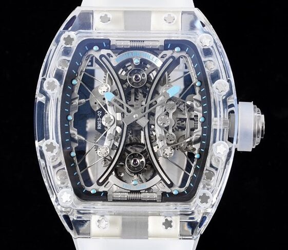 RM Factory Fake Richard Mille RM53-02 Crystal Case Watch