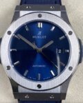 WWF Factory Fake Hublot Classic Fusion 511.NX.7170.LR Blue Dial