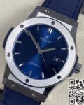 WWF Factory Fake Hublot Classic Fusion 511.NX.7170.LR Blue Dial