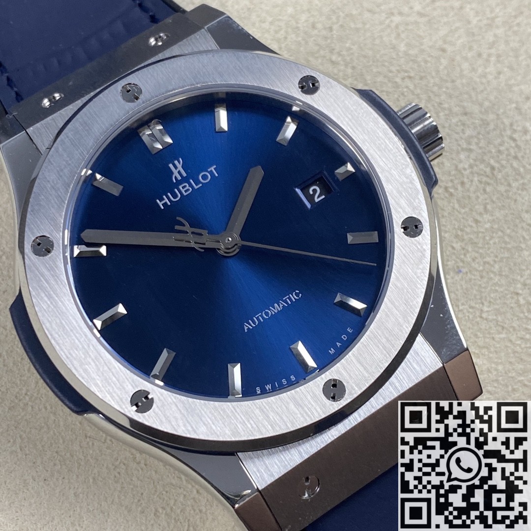 WWF Factory Fake Hublot Classic Fusion 511.NX.7170.LR Blue Dial