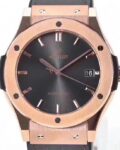 WWF Factory Fake Hublot Classic Fusion 511.OX.7081.LR 18K Gold Grey Dial Watches