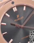 WWF Factory Fake Hublot Classic Fusion 511.OX.7081.LR 18K Gold Grey Dial Watches