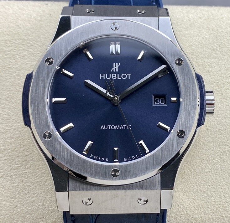 HB Factory Replica Hublot Classic Fusion 511.NX.7170.LR Blue Dial