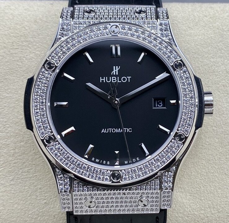 HB Factory Fake Hublot Classic Fusion 511.NX.1171.LR.1704 Diamond Watch