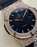 Hublot Watches Replicas - Classic Fusion Rose Gold Diamond