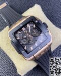 Fake Hublot Watch - Square Bang Unico RX Gold Case