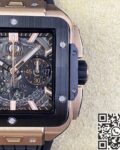 Fake Hublot Watch - Square Bang Unico RX Gold Case