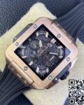 BBF Factory Replica Hublot Square Bang Unico 821.OX.0180.RX King Gold Case