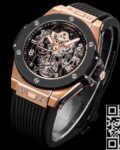 HB Factory Replica Hublot Big Bang 419 Rose Gold Black Ceramic