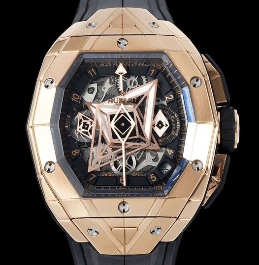 HB Factory Replica Hublot Big Bang Sang Blen III Rose Gold