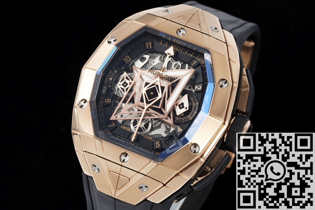 HB Factory Replica Hublot Big Bang Sang Blen III Rose Gold