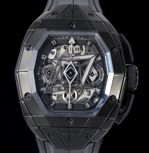 HB Factory Fake Hublot Big Bang Sang Blen III Black Model