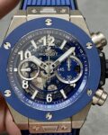 BBF Factory Fake Hublot Big Bang Unico 441.NL.5171.RX Blue Ceramic