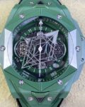 Hublot Replica Watches - Big Bang Sang Bleu IIGreen Ceramics