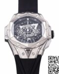 BBF Factory Replica Hublot Big Bang Sang Bleu II 418.NX.1107.RX.MXM19 Titanium Case