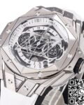 BBF Factory Replica Hublot Big Bang Sang Bleu II 418.NX.2001.RX.MXM20 White Dial