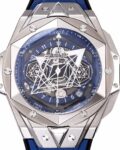 BBF Factory Fake Hublot Big Bang Sang Bleu II 418.NX.5107.RX.MXM20 Blue Dial