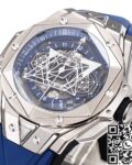 BBF Factory Fake Hublot Big Bang Sang Bleu II 418.NX.5107.RX.MXM20 Blue Dial