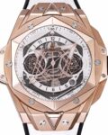 BBF Factory Fake Hublot Big Bang Sang Bleu II 418.OX.2001.RX.MXM20 18K King Gold