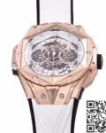 BBF Factory Fake Hublot Big Bang Sang Bleu II 418.OX.2001.RX.MXM20 18K King Gold