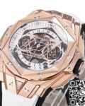 BBF Factory Fake Hublot Big Bang Sang Bleu II 418.OX.2001.RX.MXM20 18K King Gold