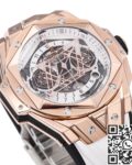 BBF Factory Fake Hublot Big Bang Sang Bleu II 418.OX.2001.RX.MXM20 18K King Gold